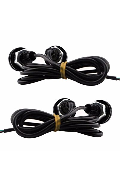 ERAKS CAR ACCESORIES Çift Renk Ayna Altı Kartal Göz Led Turuncu-beyaz - 2 Adet