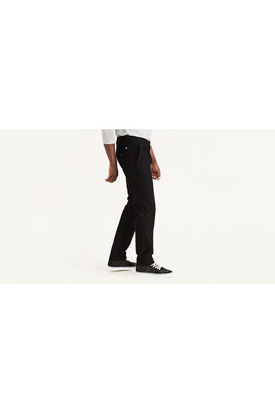 Dockers Ανδρικό παντελόνι Slim Fit Skinny Leg Normal Waist Μαύρο A1419-0002