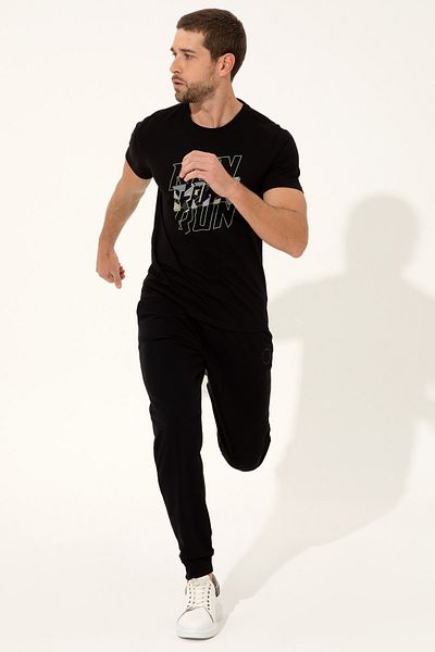 Pierre Cardin Ανδρικό μαύρο T-Shirt G021Sz011.000.1369945