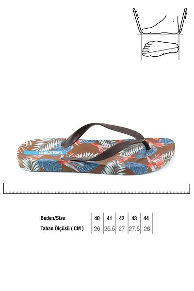 GEZER Summer Flip Flop Non-Slip Sole Men's Slippers