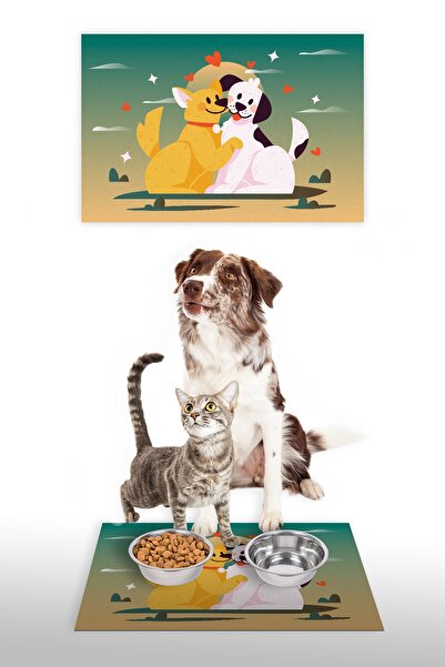 Vagonik سجادة طعام مزخرفة مطبوعة رقمية متعددة الأغراض