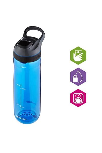 Contigo Cortland Autoseal Water Bottle - Large Bpa, Free Drinking, Leak-Proof Sports Bottle