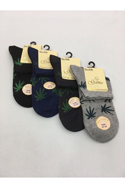 Gama Çorap 4 броя тънки летни ботуши с полуяка, изработени от мерсеризиран 100% естествен найлон без длани