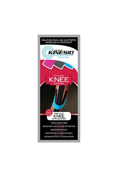 Kinesio تطبيق الركبة قبل القطع للاستعمال مرة واحدة