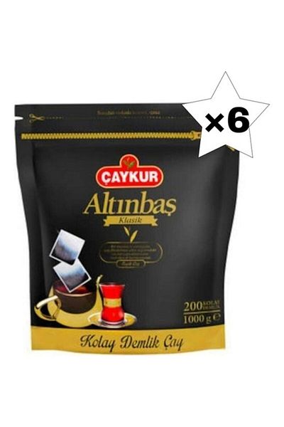 Çaykur Altınbaş 200 Pieces Teapot X 6 Pack