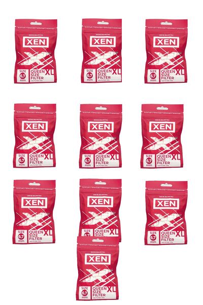 XEN Queen Size Tutun Filtresi Sigara Sünger Ağızlık Zıvana 6.7 mm 10 Paket