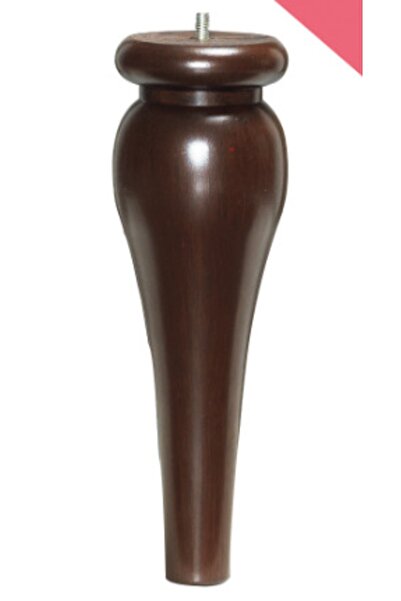 KARAKOÇ Sembol 30 Cm Ceviz Vidalı Plastik Sehpa,mobilya Ayağı (4 ADET)