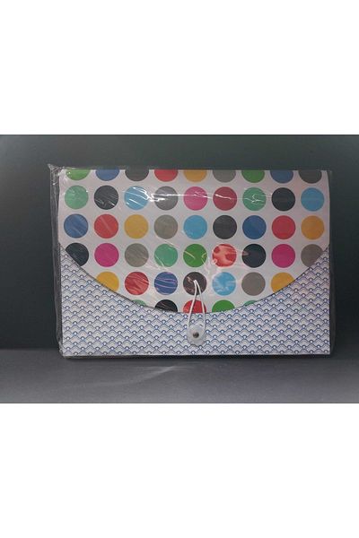 SEYFİKİRTASİYE 13 Compartments Patterned Plastic Gusseted File