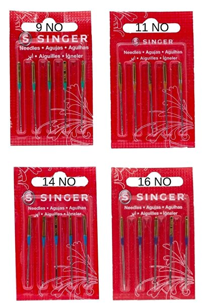 SİNGER 3 Paket 2045 Model 11 Numara Jarse Dikiş Makinesı Iğnesi