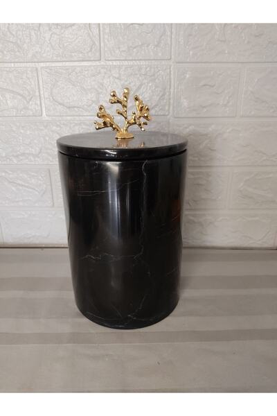 ASKAYA MERMER Doğal Mermer Çöp Kovası