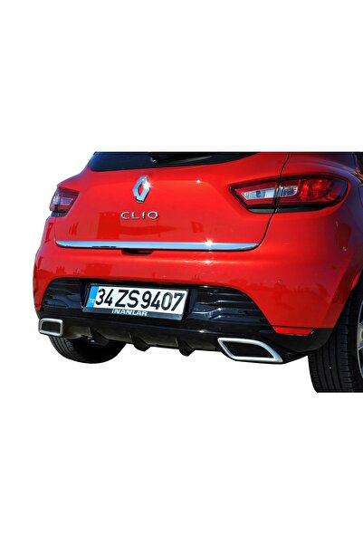 Genel Markalar Renault Clio 4 (2012-2016) Egzoz Görünümlü Arka Tampon Eki - D...