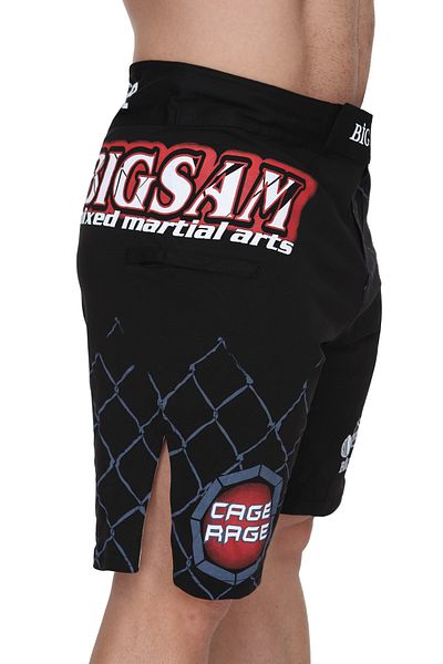Big Sam Slit Printed Mma Fighter Shorts 1316
