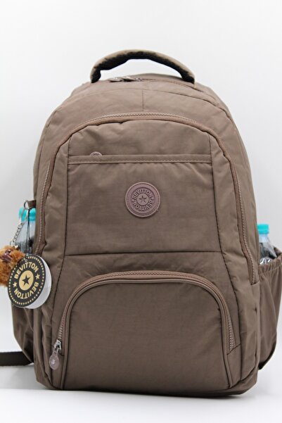 Bevitton Water Resistant Fabric Multi-Compartment Backpack Mink Backpack 2000