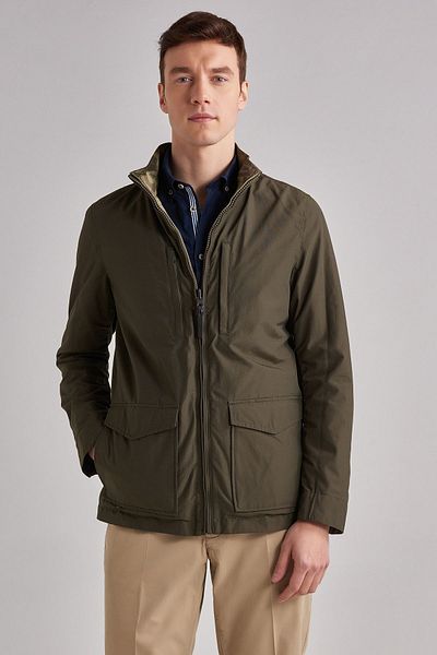 WOOLRICH Men's Reversible Raincoat