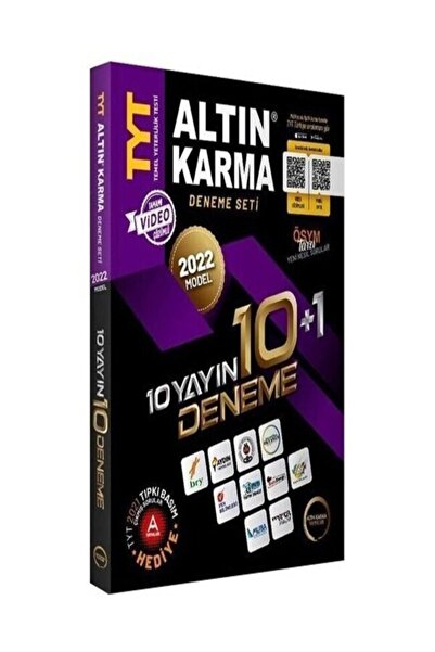 Altın Karma 2022 10 1 Adet Tyt Denemesi Yayınları