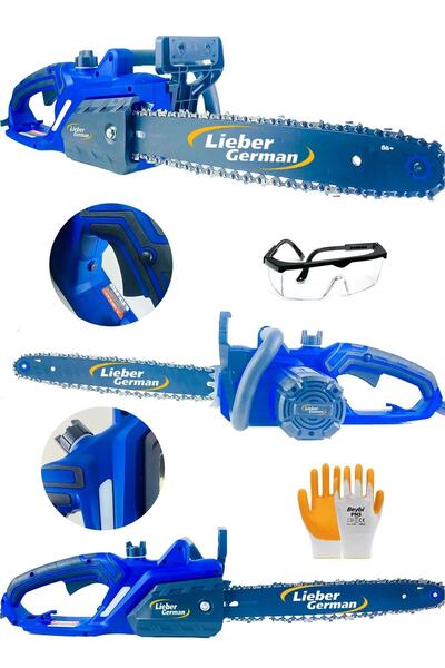 Lieber German Teknoloji 2400 Watt Elekrikli Testere Ağaç Odun Kesim Bıçkı Orm...