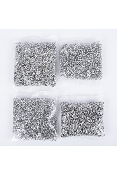 Koza Fermuar 9.5mm Nikel Gümüş Bebe Çıtçıt 1440 Adet