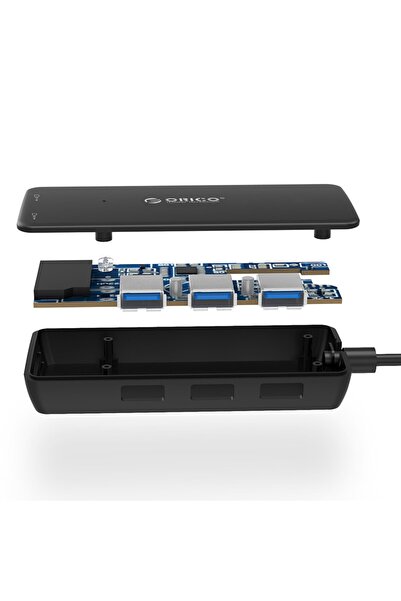 Orico H3ts 3 Port Usb3.0 Sd Ve Micro Sd Kart Okuyuculu Çoklayıcı, Hub