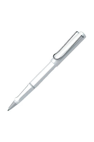 Lamy Glossy White 319 Safari Rollerball Pen