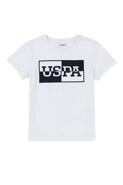 U.S. Polo Assn. Λευκό μπλουζάκι για αγόρι