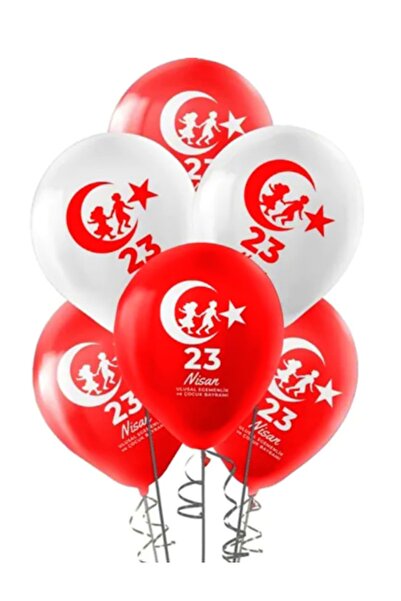 parti sürprizi 23 أبريل بالون لاتكس مطبوع 10 قطع