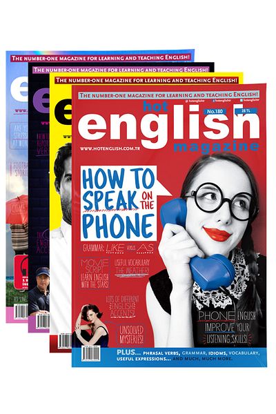Hot English Pack of 6 Previous Magazine Numbers