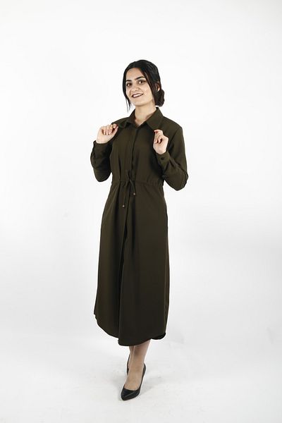 HİSSET Cuffed Collar Tunic