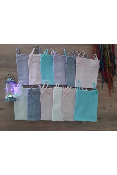 ParisTrend Children's Summer Cotton 12-pack Undershirt