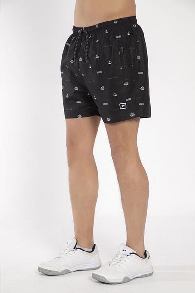 Crozwise Men's Swim Shorts Sea Shorts Navy Blue Shorts Men