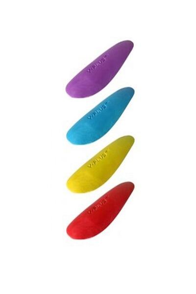 Umix Y-plus Ollie Ergonomic Eraser 4 Pieces Mixed Color