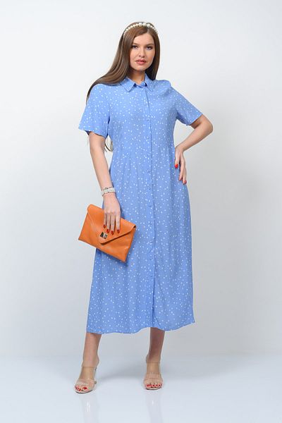 TUSSE Rochie elegantă, cu modele, cu nasturi, crep, mărime mare, cu curea