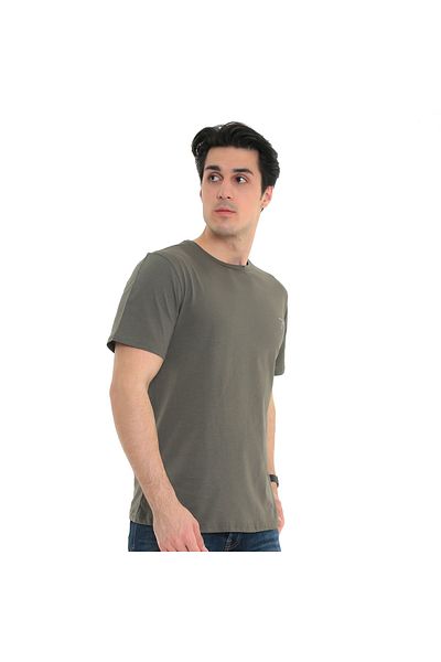 raru Tricou kaki pentru bărbați - Model Gravıs