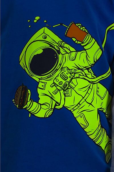 ROLY POLY Boy's Karmelange Astronaut Pajama Set