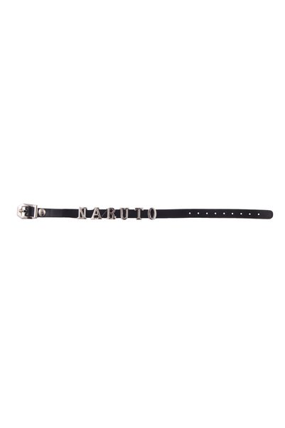 ketnez Black Naruto Akatsuki Anime Faux Leather 21cm Adjustable Bracelet