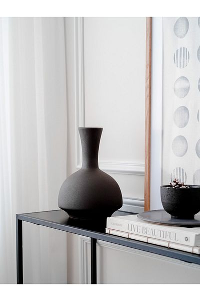 Beige & Stone Odessa Vase Decorative Object