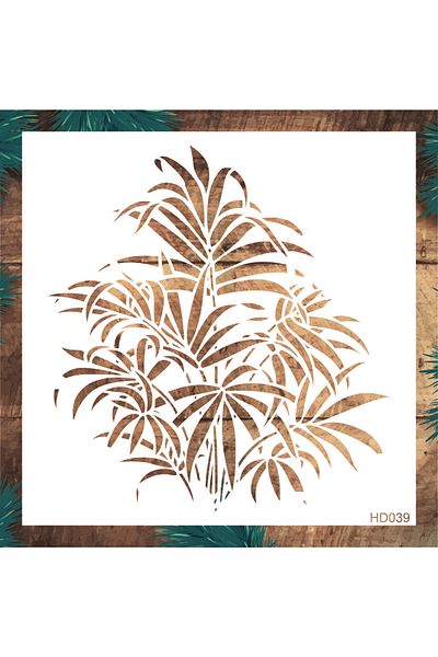 STENCİLTASARIM Stencil Design Hd039 - Decorative Wall And Item Painting Templates 40x40 Cm