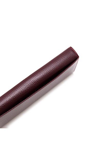 Eminsa Bordo Deri Kadın Cüzdan