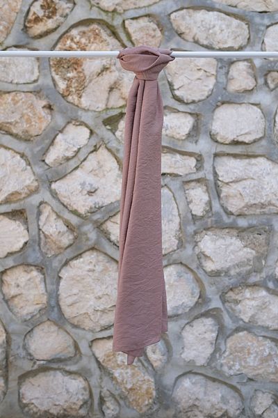 Ramada İpek Kraş Viscose Jazz Shawl Dark Mink