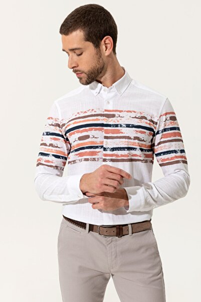 Pierre Cardin Erkek Coral Gömlek G021Sz004.000.1410869