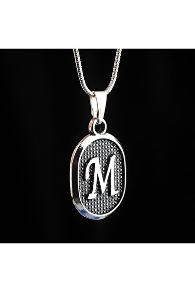 idolavm Kişiye Özel Harfli Erkek Kadın Kolye Çelik Takı Aksesuar K24 T5