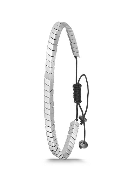 Duke Nickle Hematite Jewelled Sergeant Bracelet Debl2032