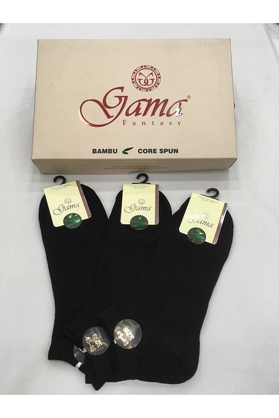 Gama Çorap 3 bucăți bambus 45-48 mărime 100% natural fără nailon ghetuțe scurte subțiri de vară pentru bărbați