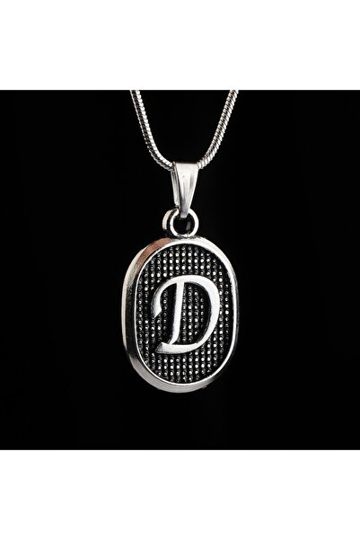 idolavm Kişiye Özel Harfli Erkek Kadın Kolye Çelik Takı Aksesuar