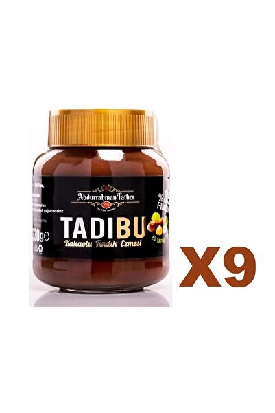 Abdurrahman Tatlıcı Tadıbu Kakaolu Fındık Ezmesi 330 Gr 9'lu