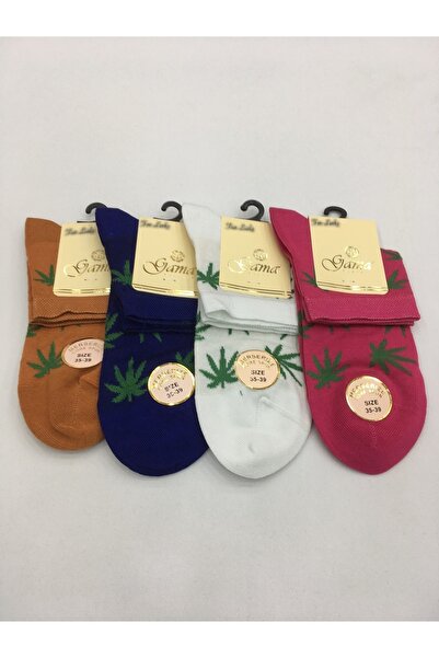 Gama Çorap 4 броя тънки летни ботуши с полуяка, изработени от мерсеризиран 100% естествен найлон без длани