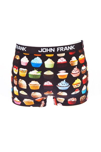 John Frank Boxeri pentru bărbați cu model cupcake