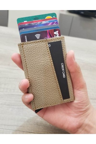 Emek Minimalist Secrid Automatic Mechanism Metal RFID Protected Credit Card Holder