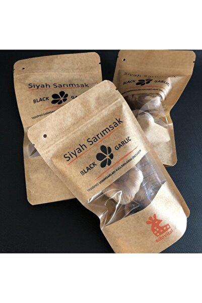 Edovital Siyah Sarımsak 300 Gram (3 X 100 Gr Kraft Paket)