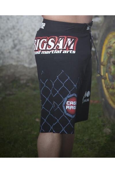 Big Sam Yırtmaçlı Baskılı Mma Dövüşçü Şortu 1316