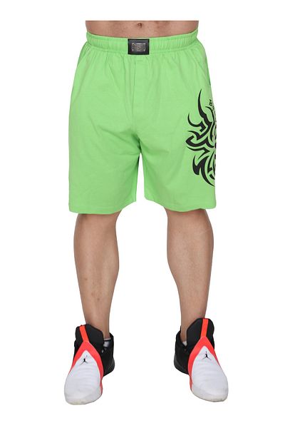 Big Sam Green Cotton Training Shorts 1323